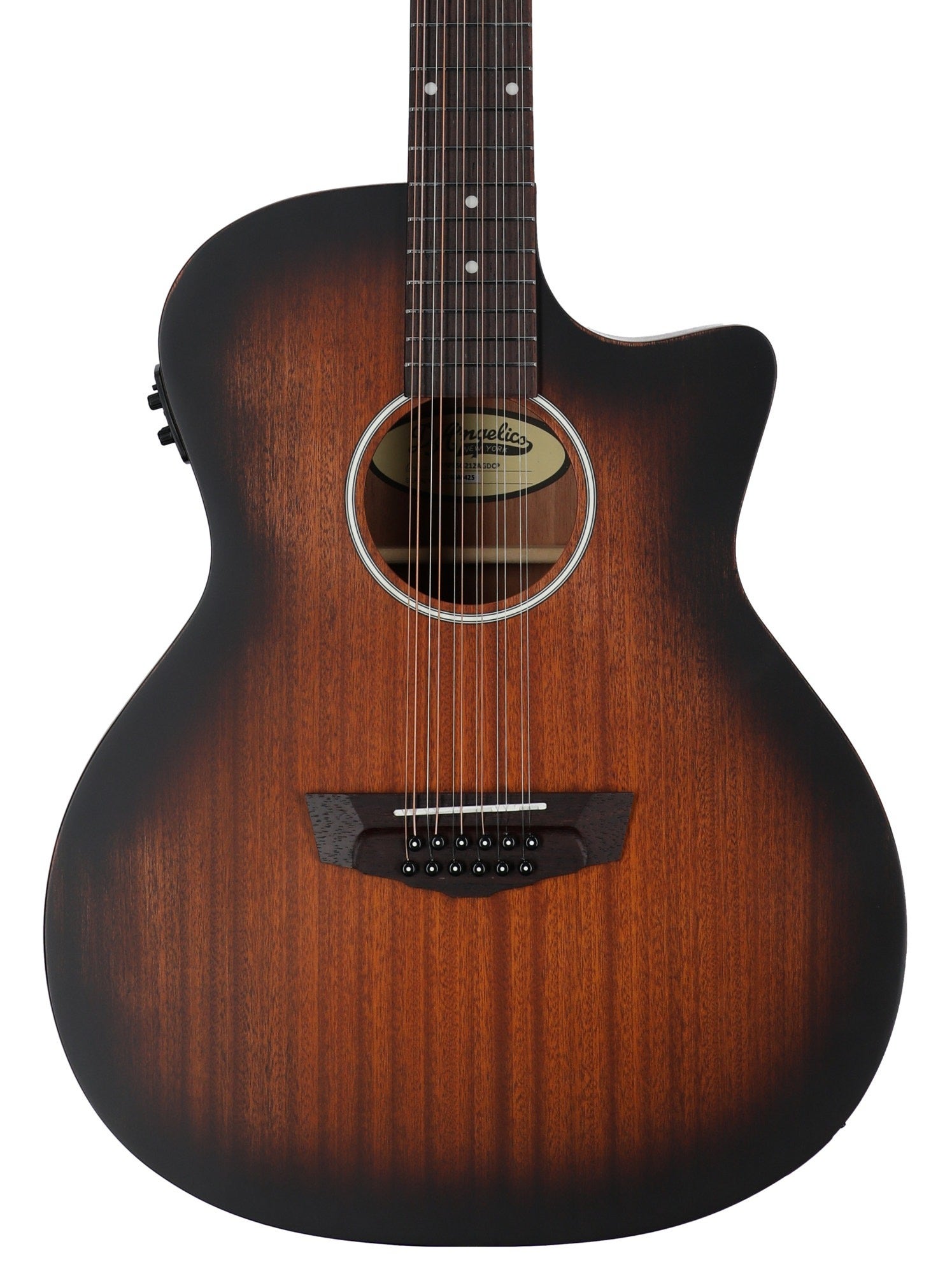 D'Angelico Premier Fulton LS Guitar Aged Mahogany