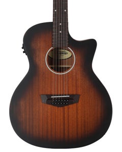 D'Angelico Premier Fulton LS Guitar Aged Mahogany
