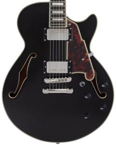 D'Angelico Premier SS Electric Guitar with Gig Bag Black Flake