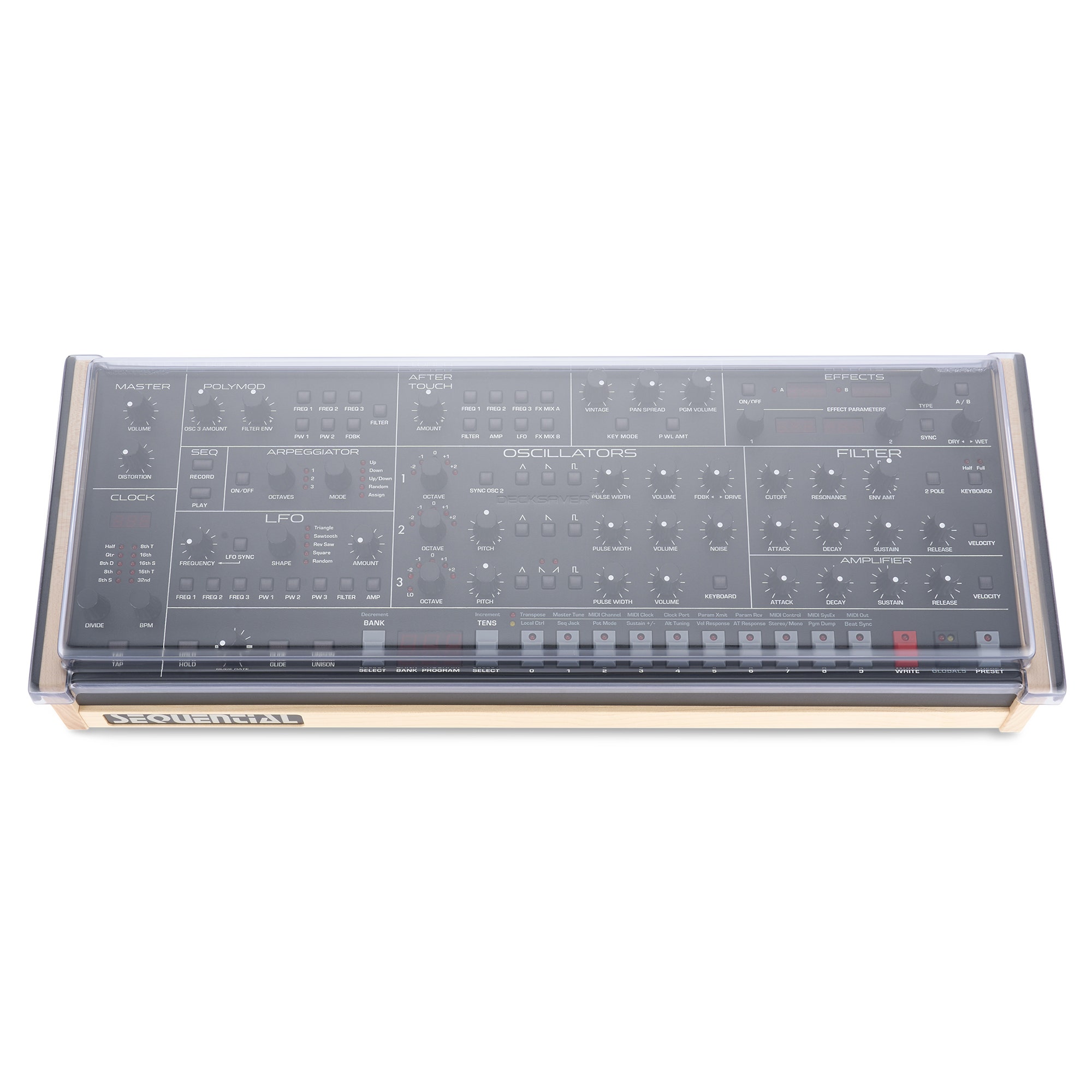 Decksaver Cover Soft Fit for Sequential Trigon6 DT