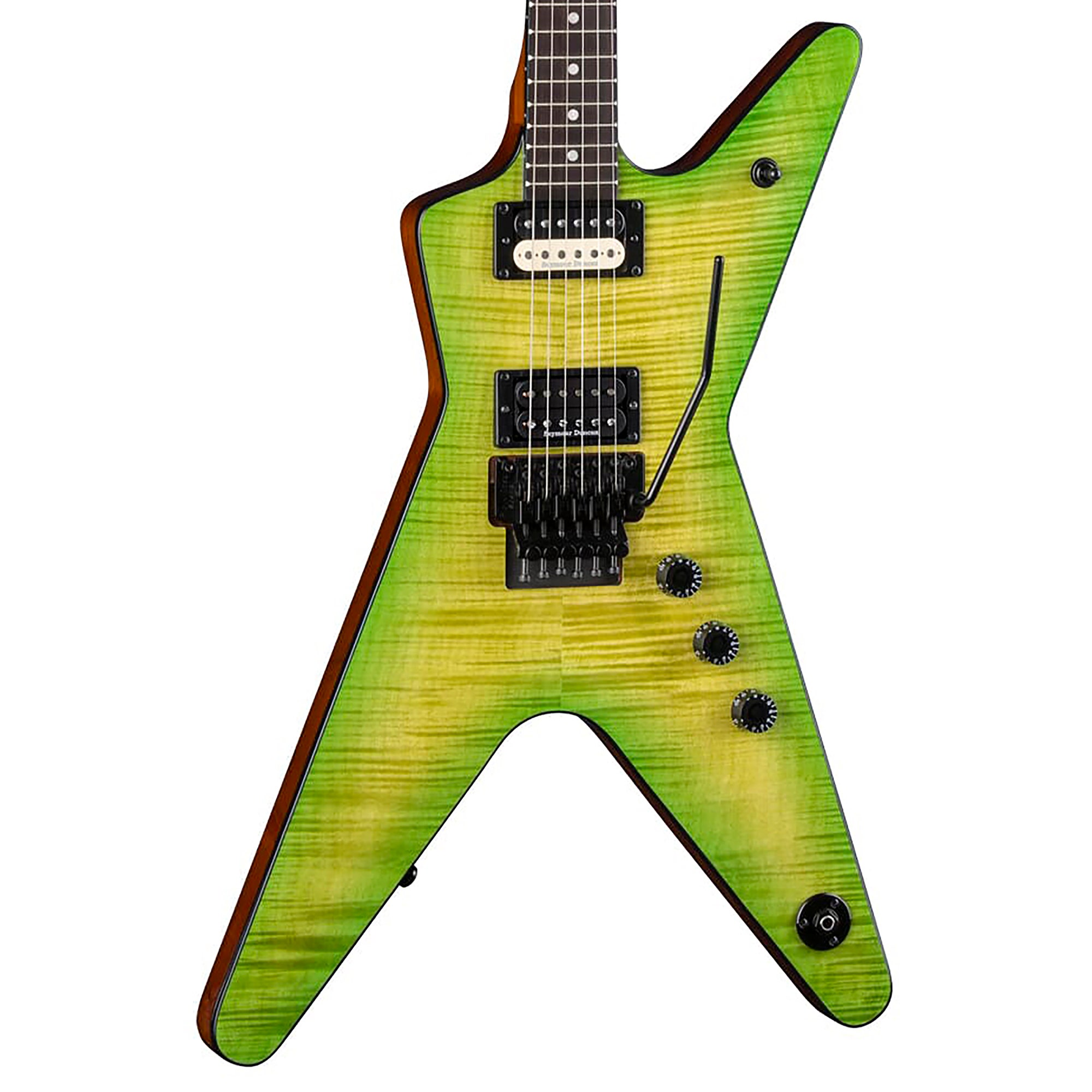 Dean ML 79 Floyd Flame Top Electric Guitar Slime
