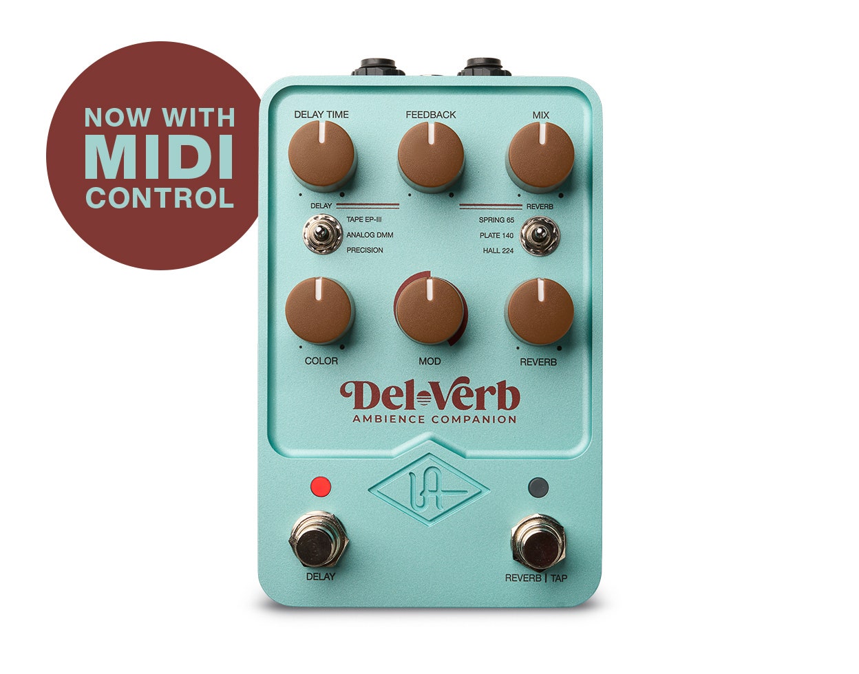 Universal Audio Del-Verb Ambience Companion Reverb and Delay Pedal
