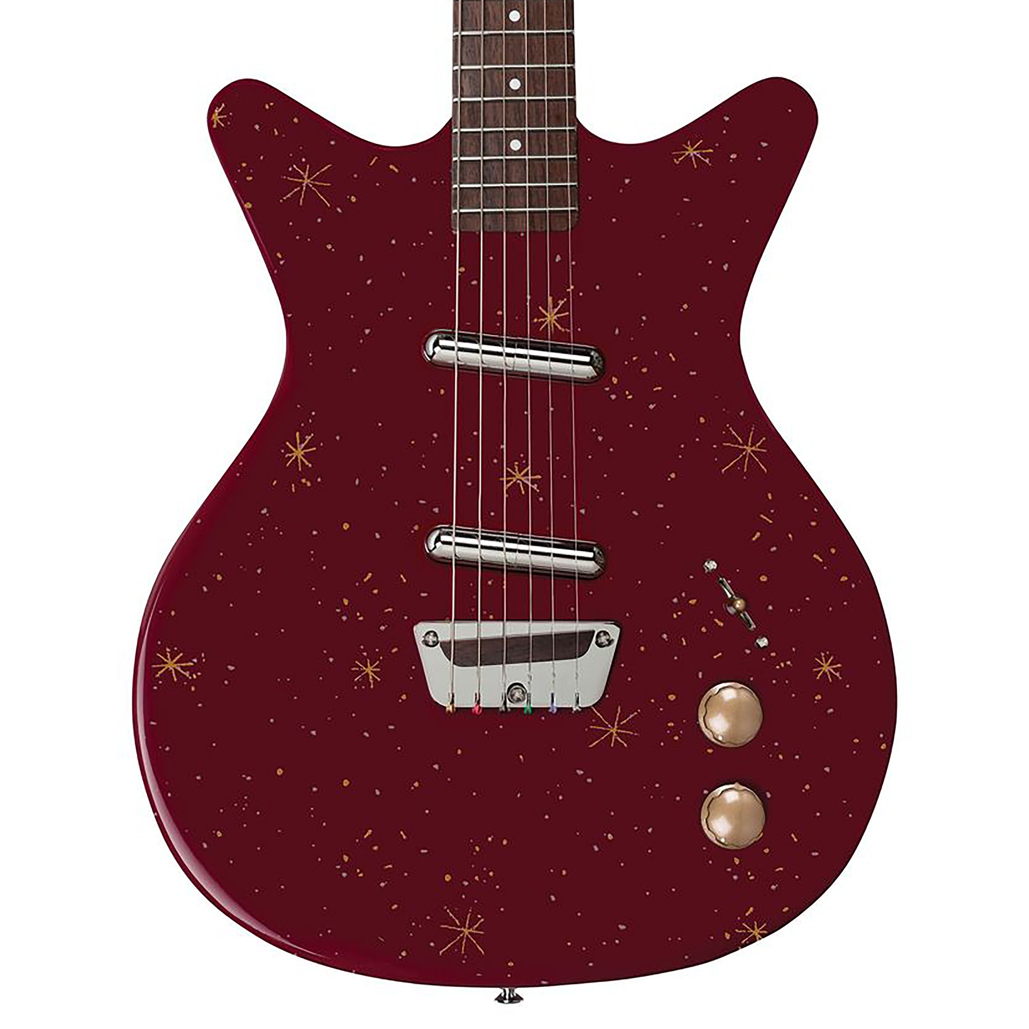 Danelectro Golden 50s Electric Guitar Maroon