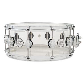 DW Design Series 6X14 Clear Acrylic Snare Drum