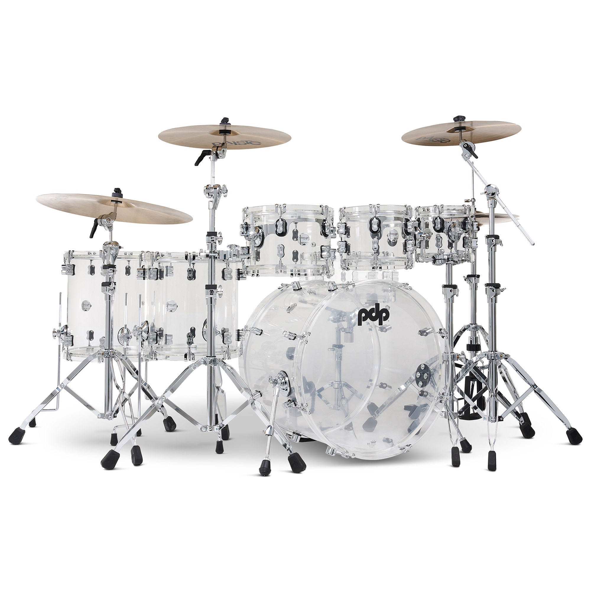 PDP Concept Acrylic 6-Piece Drum Set Clear