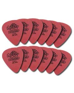 Dunlop 4181 Tortex Standard Guitar Picks .50mm 12 Pack Red
