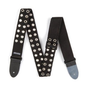 Dunlop D3819BK Grommet Guitar Strap Black