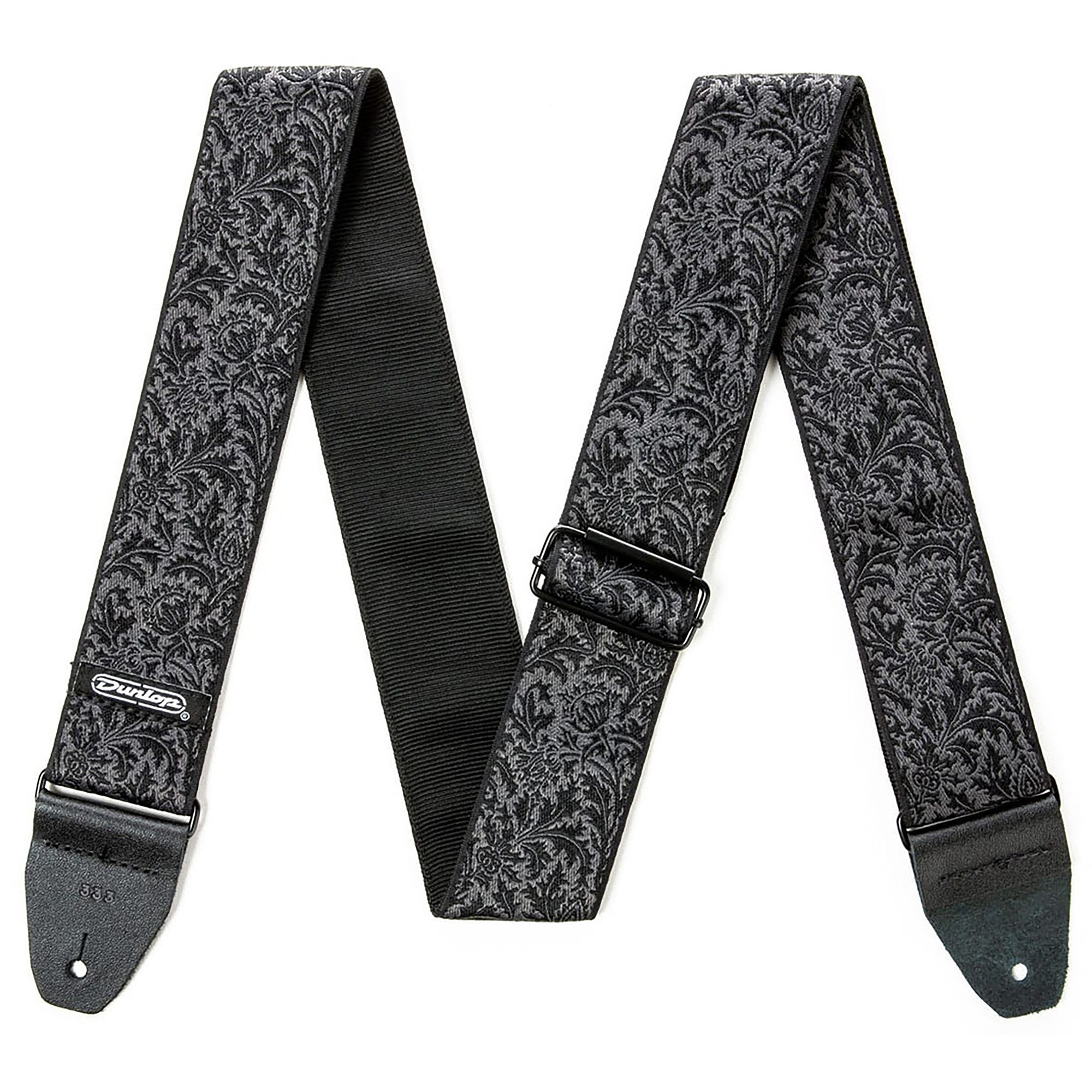 Dunlop D6714 Black Thistle Jacquard Guitar Strap
