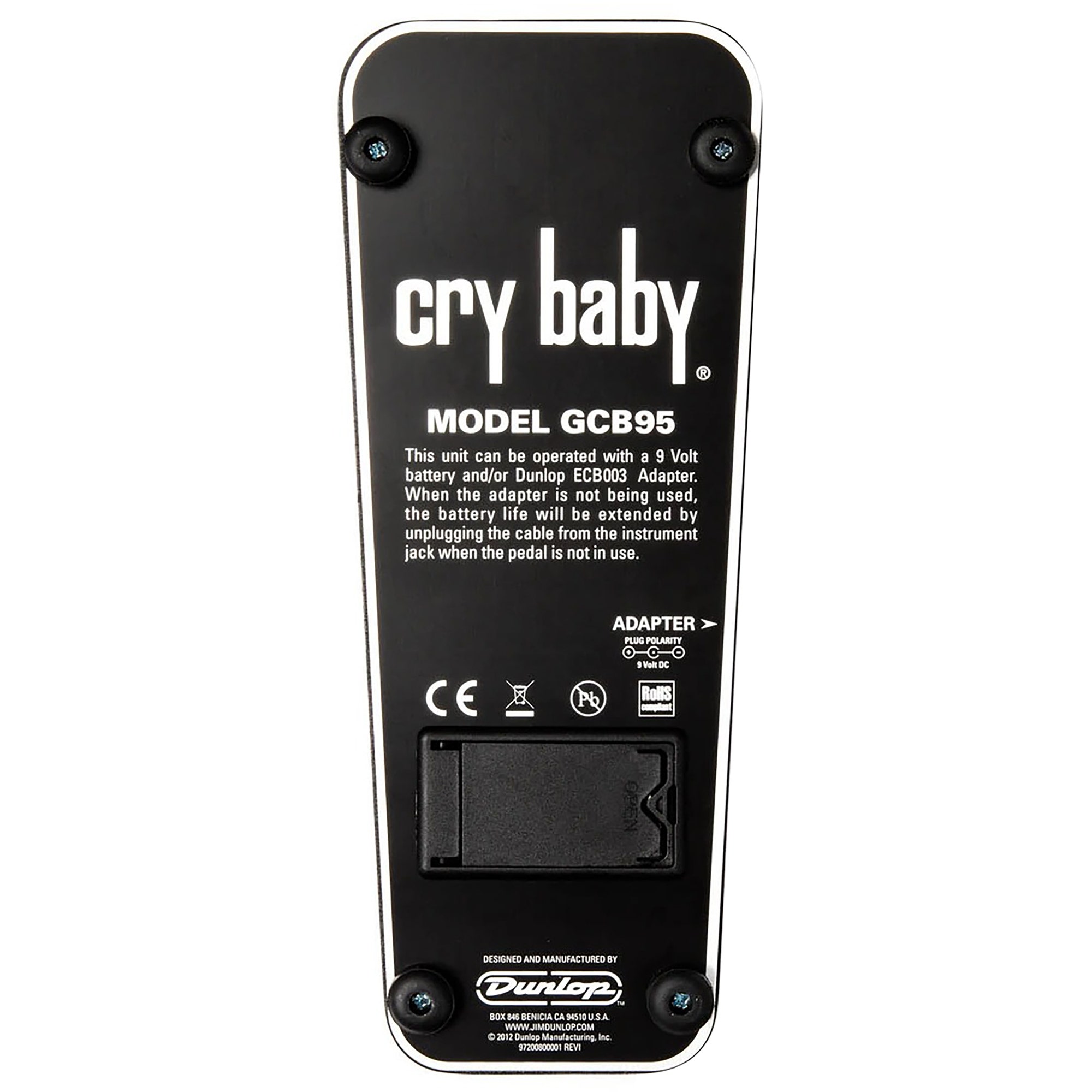 Dunlop GCB95 Original Crybaby Wah Pedal | American Musical Supply