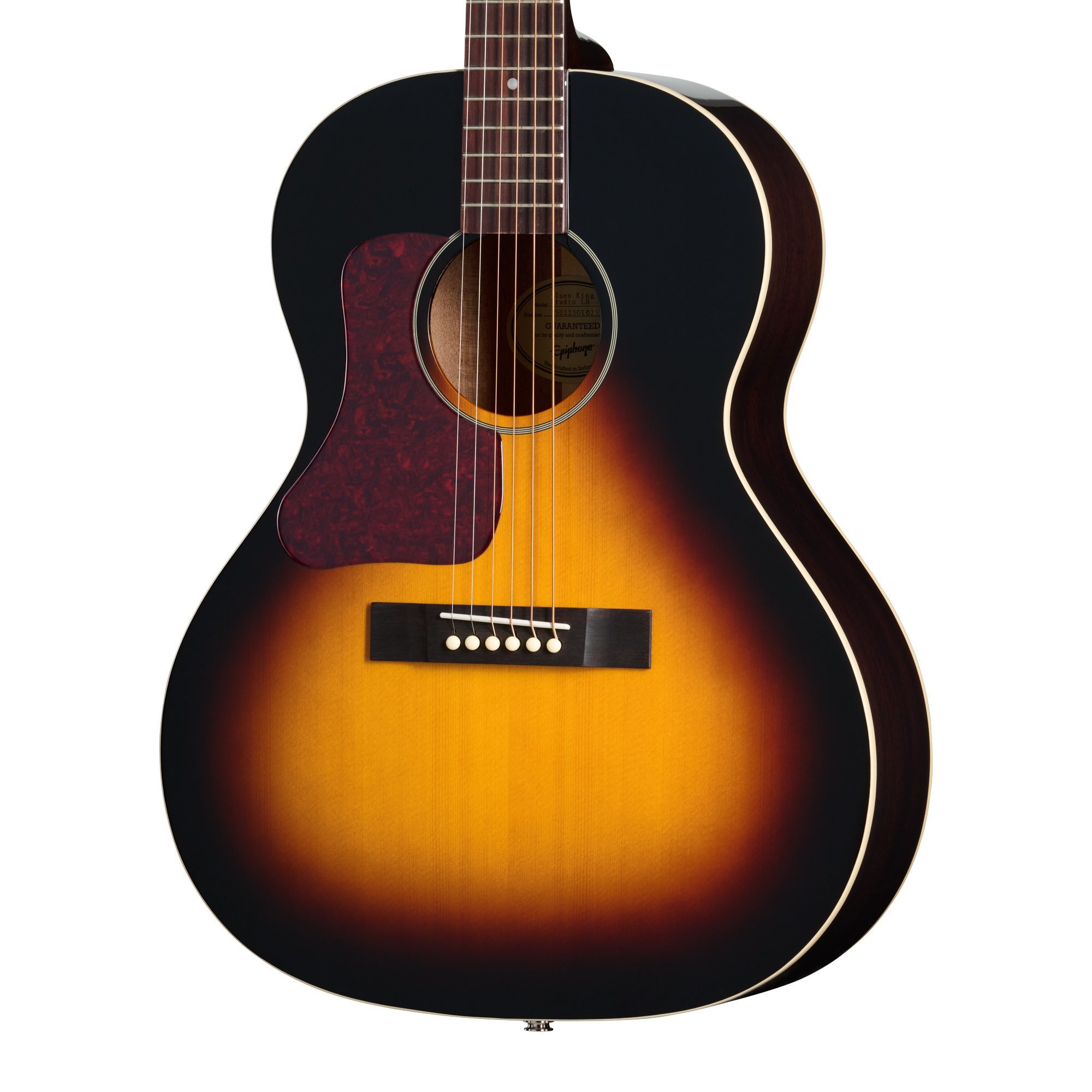 Epiphone Blues King Studio Acoustic Electric Left-Handed Guitar with Bag