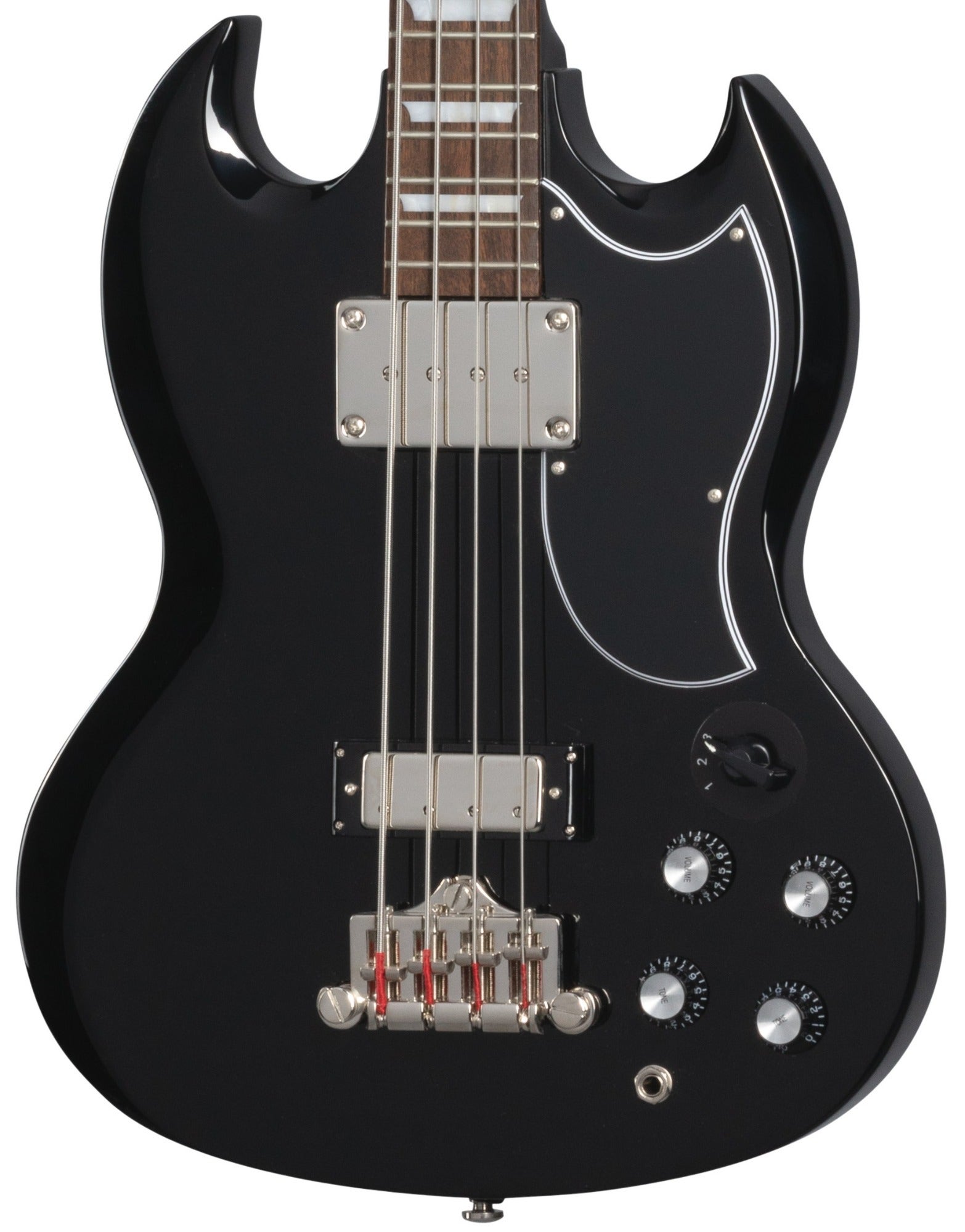 Epiphone EB3 Electric Bass Guitar Ebony with Bag