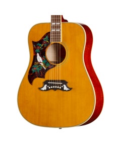 Epiphone Inspired by Gibson Custom 1963 Dove Reissue A/E Left-Handed Guitar with Case