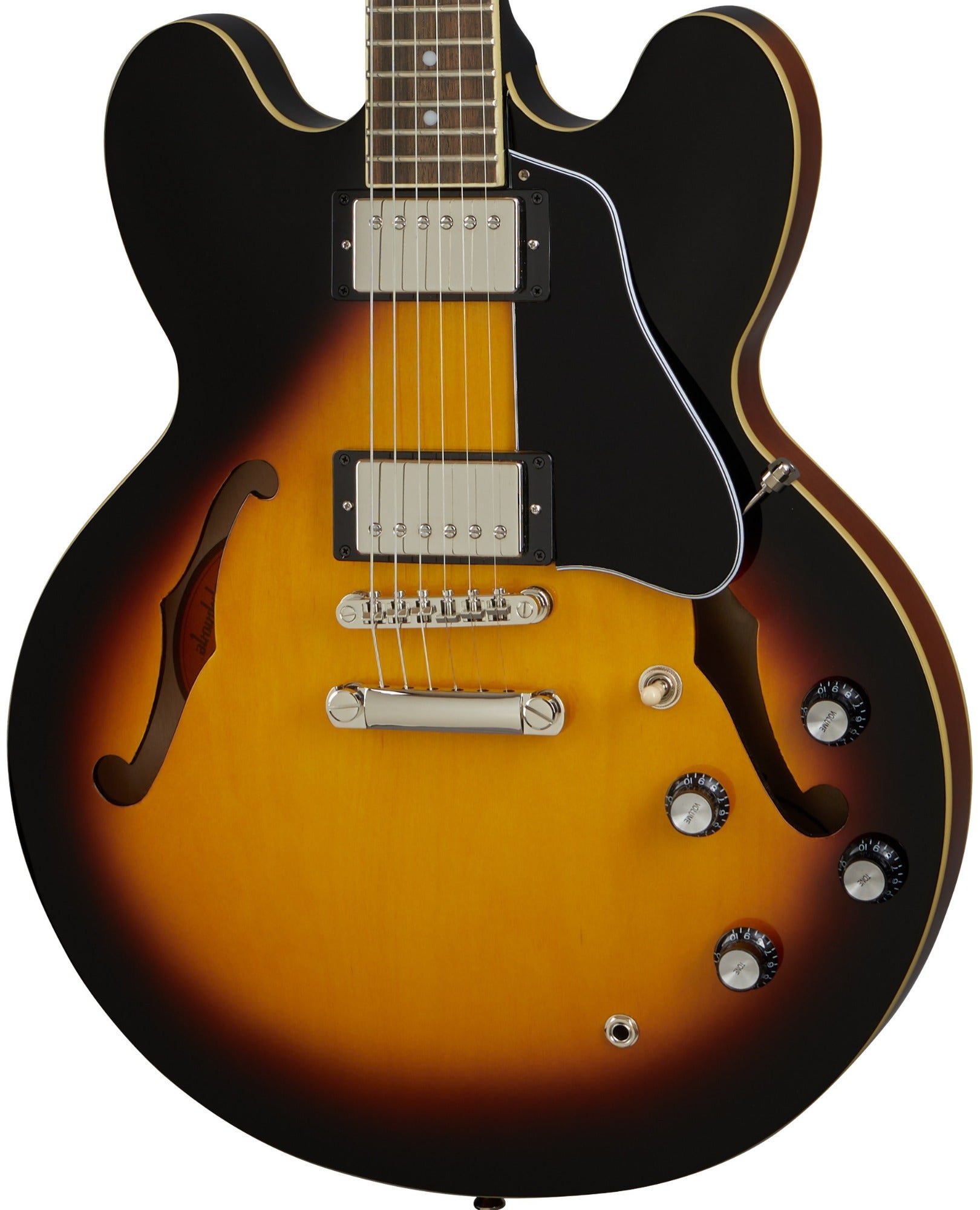 Epiphone ES-335 Figured Top Guitar Vintage Sunburst with Bag