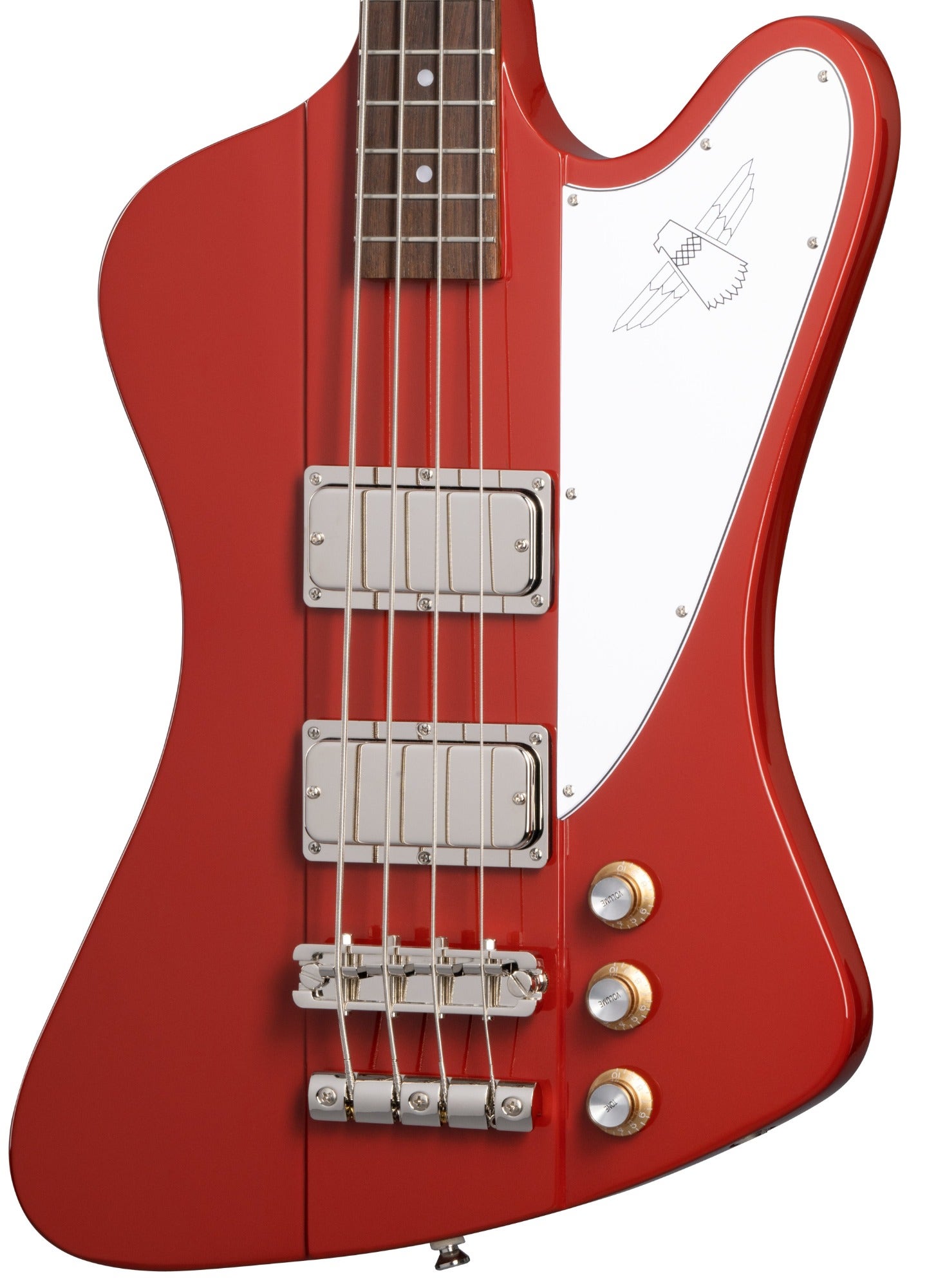 Epiphone Inspired by Gibson Thunderbird 64 Bass Guitar Ember Red with Bag