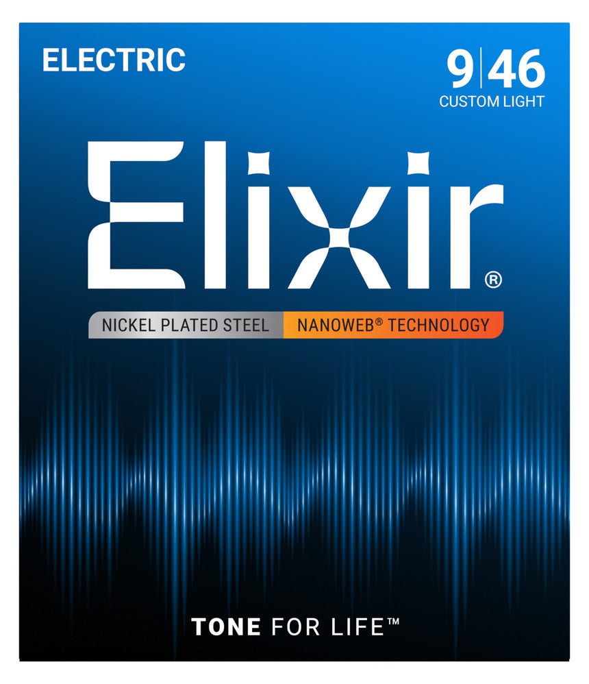 Elixir 12052 NanoWeb Electric Guitar Strings