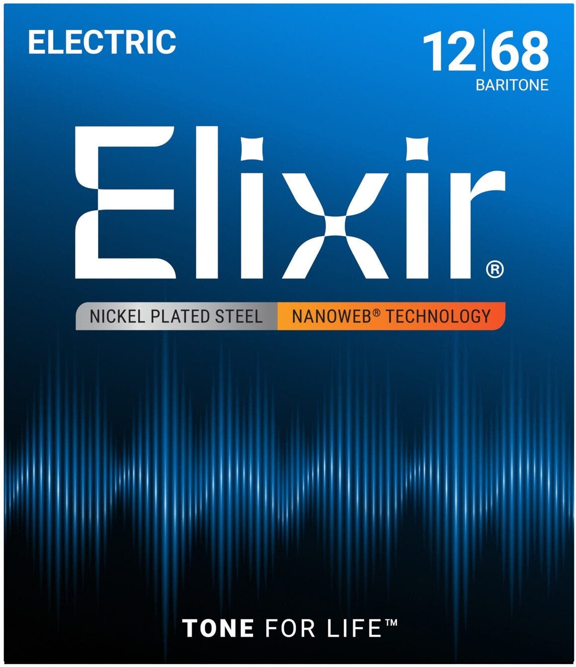 Elixir 12302 NANOWEB Electric Baritone Guitar Strings