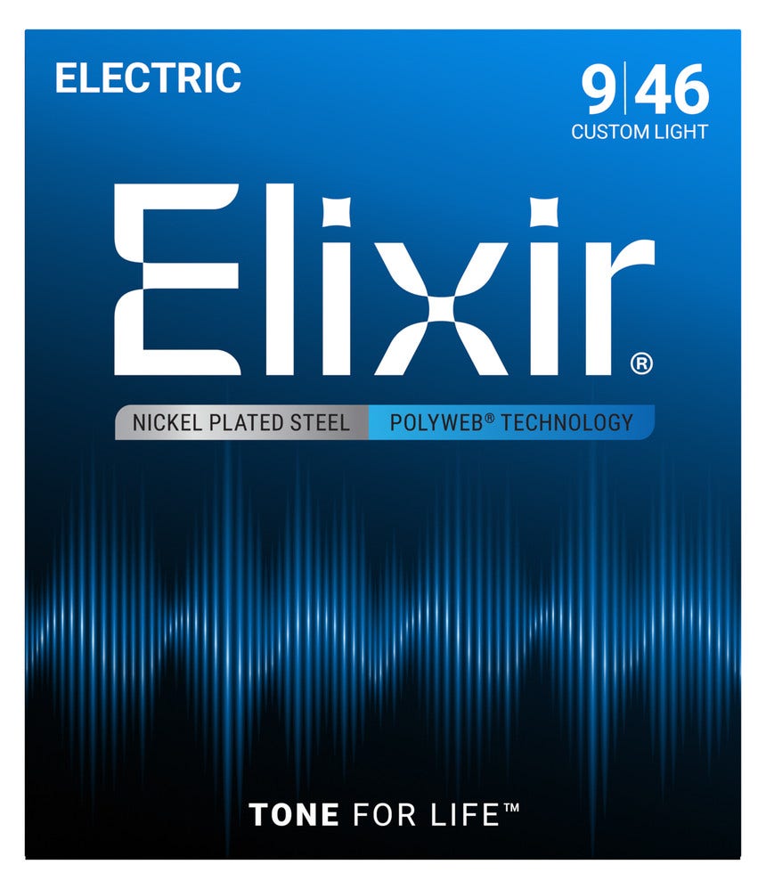 Elixir Electric Nickel Plated Steel with Polymer Coating