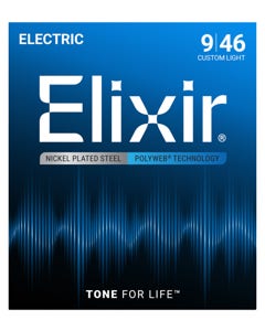 Elixir Electric Nickel Plated Steel with Polymer Coating