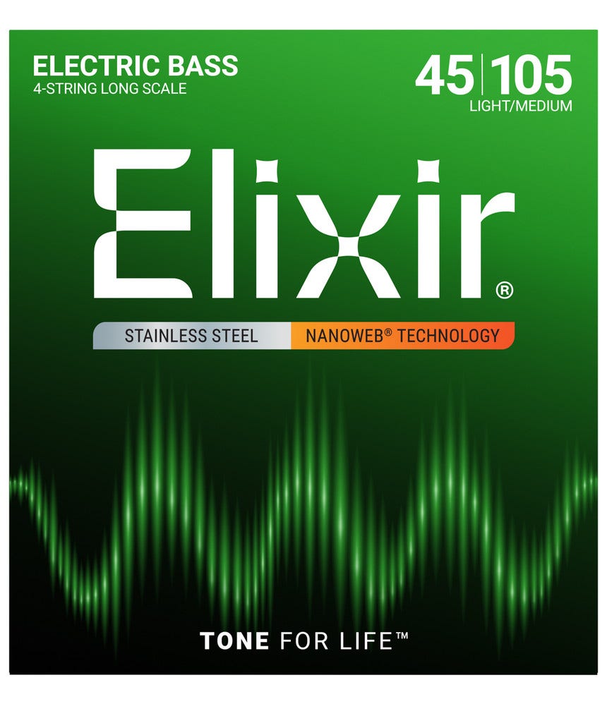 Elixir NanoWeb Stainless Steel Electric Bass Strings