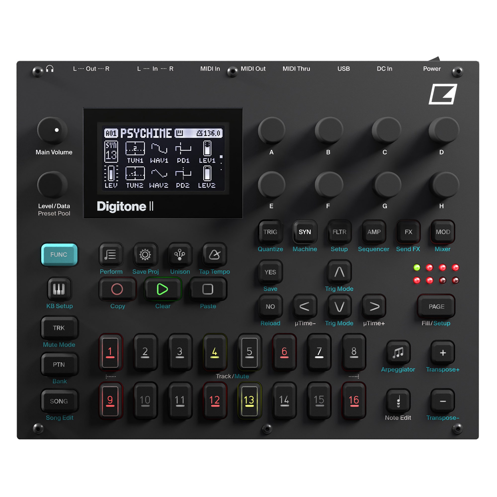 Elektron Digitone II Desktop Synthesizer
