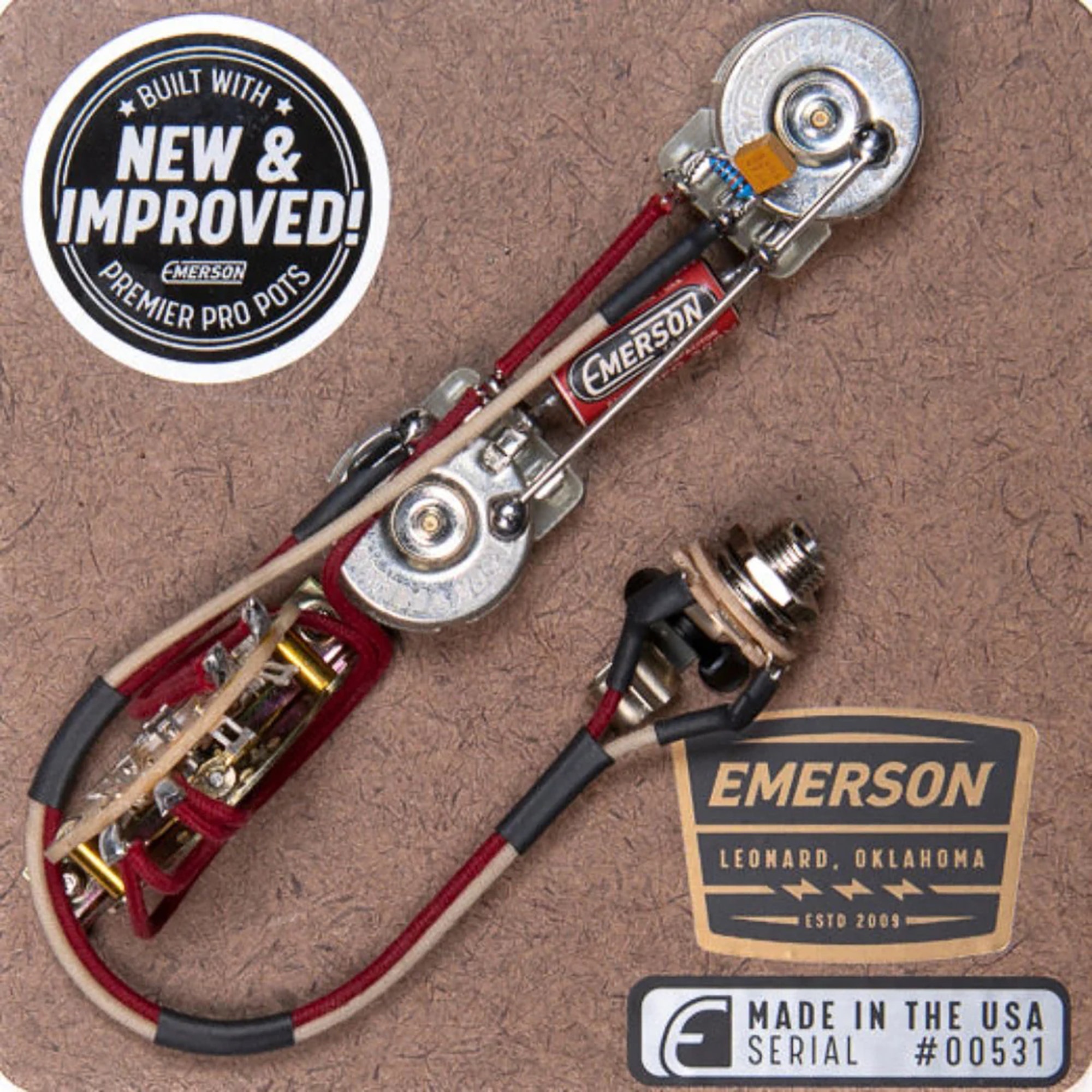 Emerson Telecaster 3-Way Reverse Prewired Kit