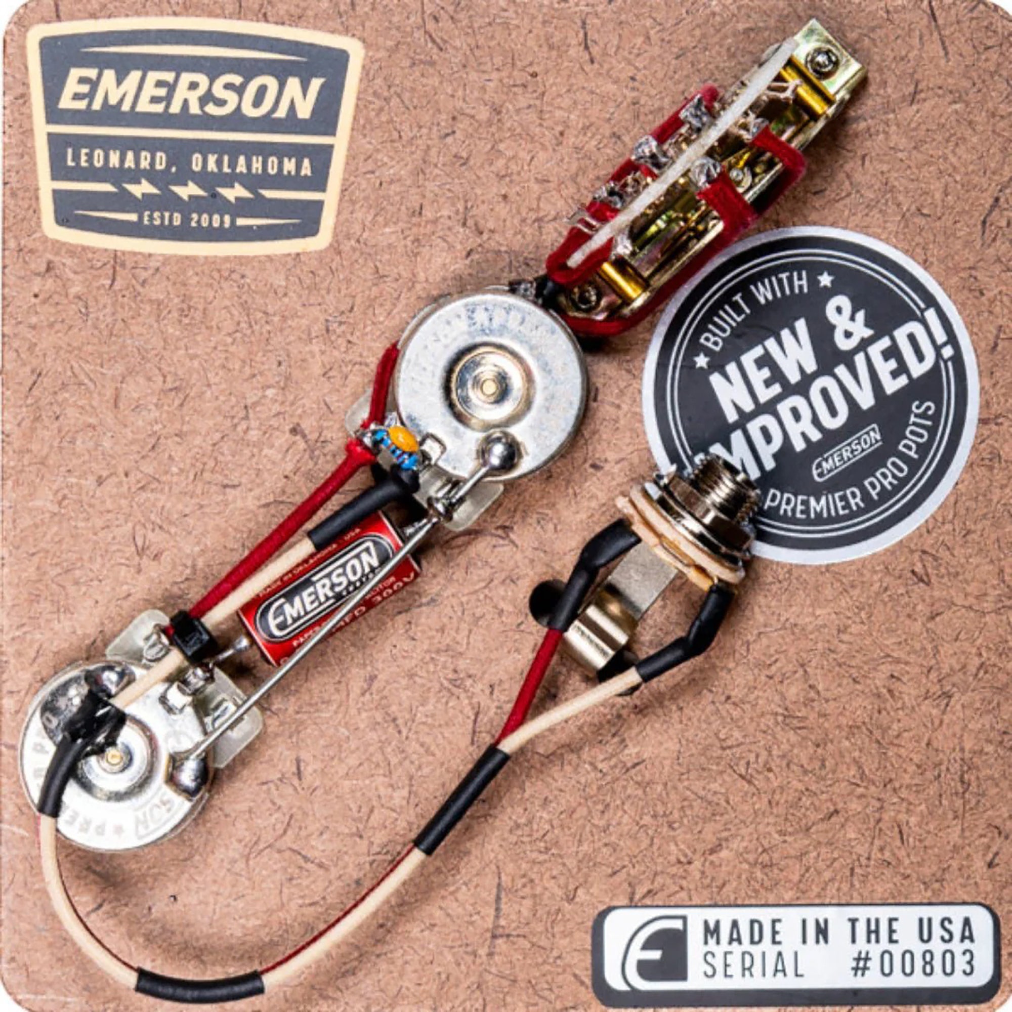 Emerson Telecaster 4-Way Prewired Guitar Kit