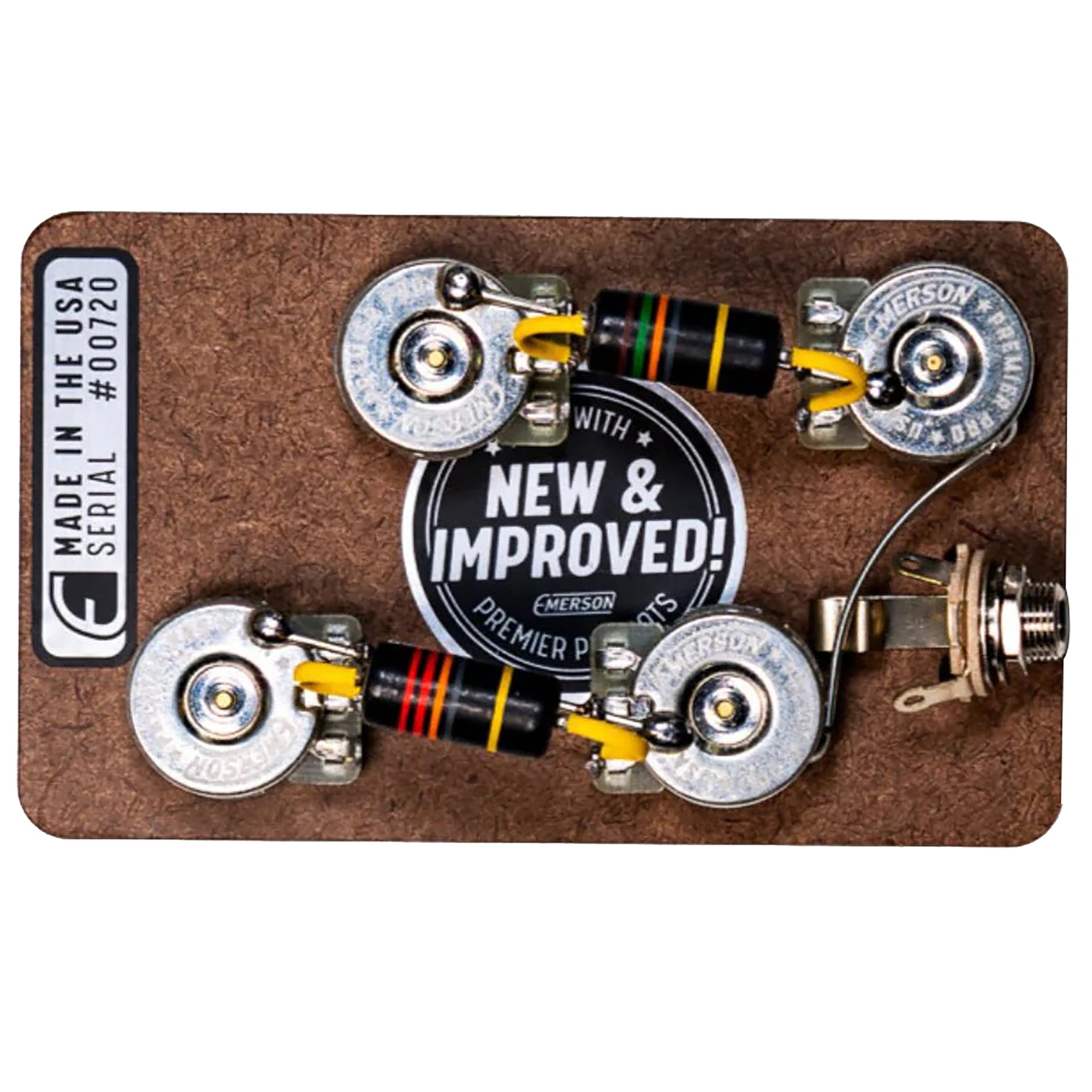 Emerson Custom Gibson Les Paul Prewired Kit Short Shaft