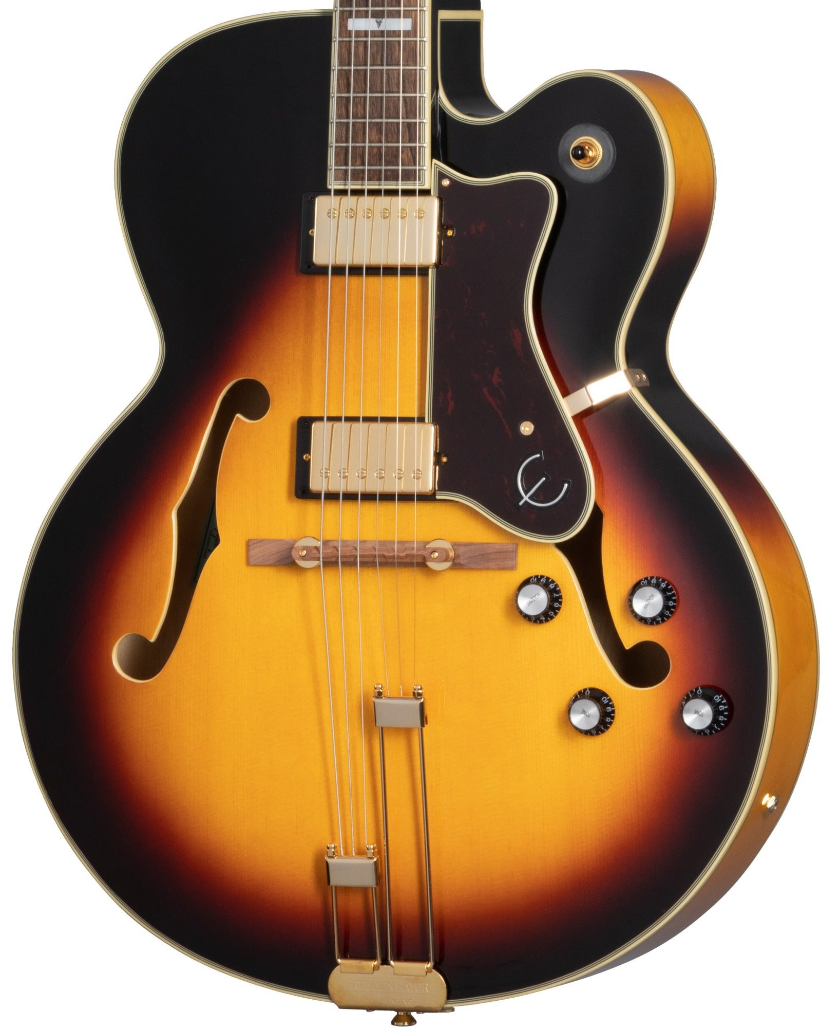 Epiphone Broadway Hollowbody Guitar Vintage Sunburst with Bag