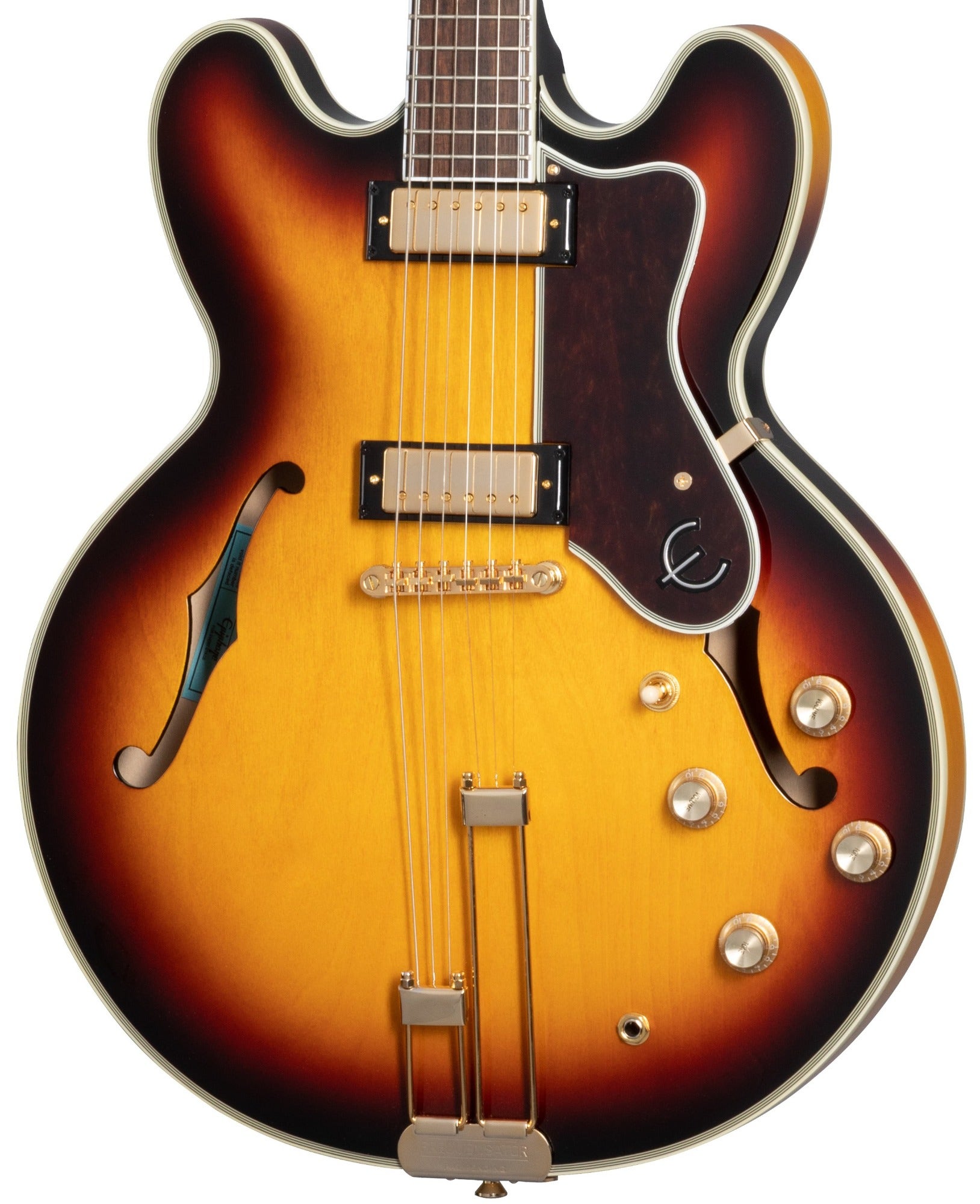 Epiphone Sheraton Semi Hollowbody Guitar Vintage Sunburst with Bag
