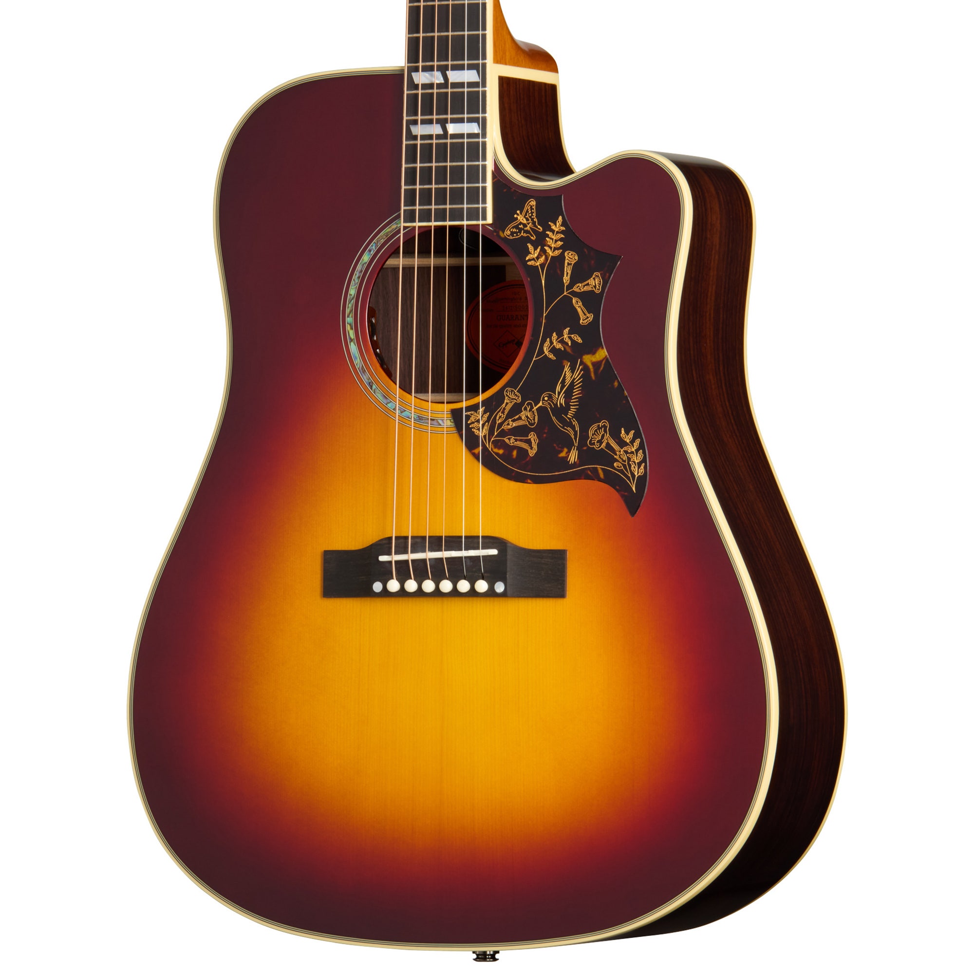Epiphone Inspired by Gibson Custom Hummingbird Deluxe Acoustic 