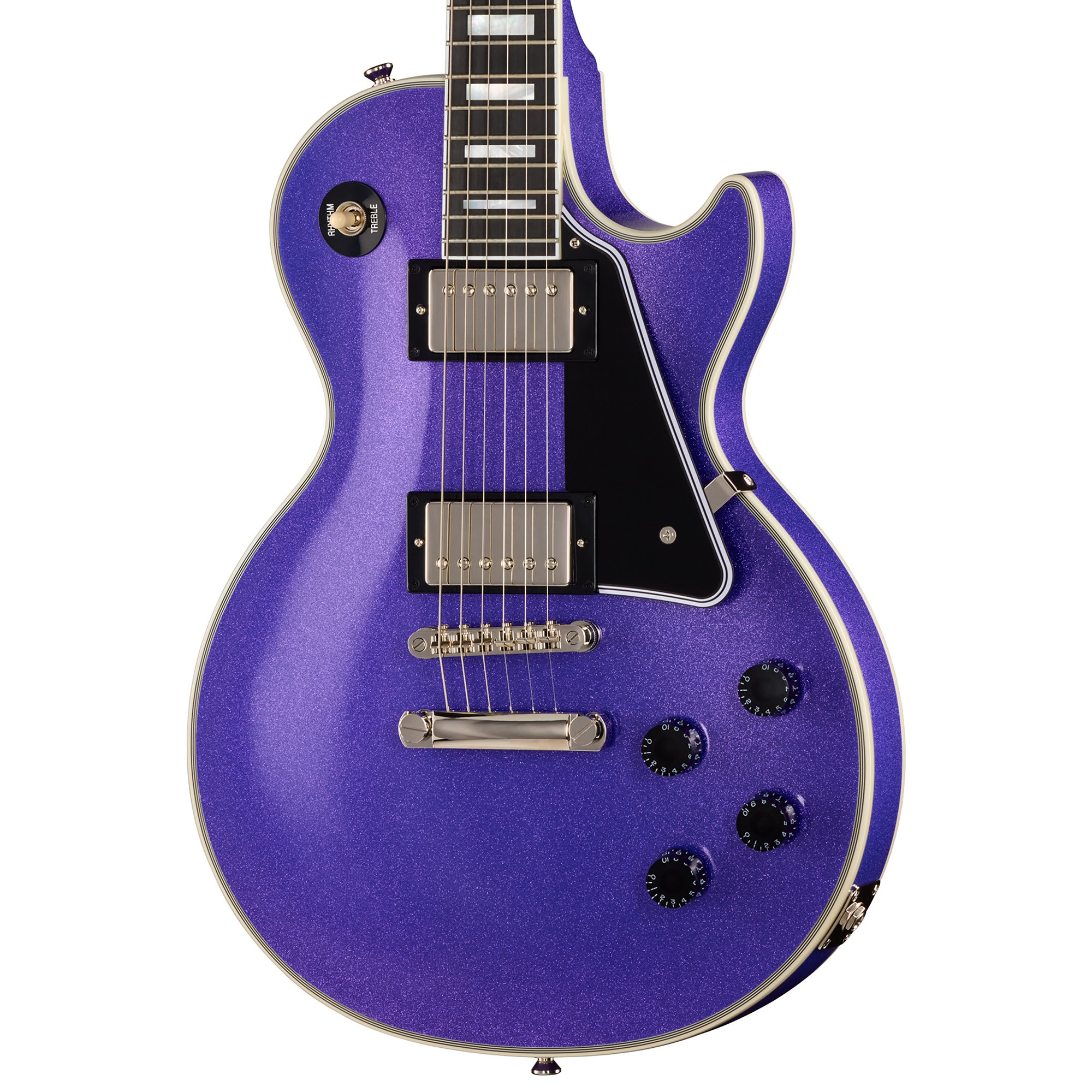 Epiphone Inspired by Gibson Custom Les Paul Custom Amethyst Sparkle with Case