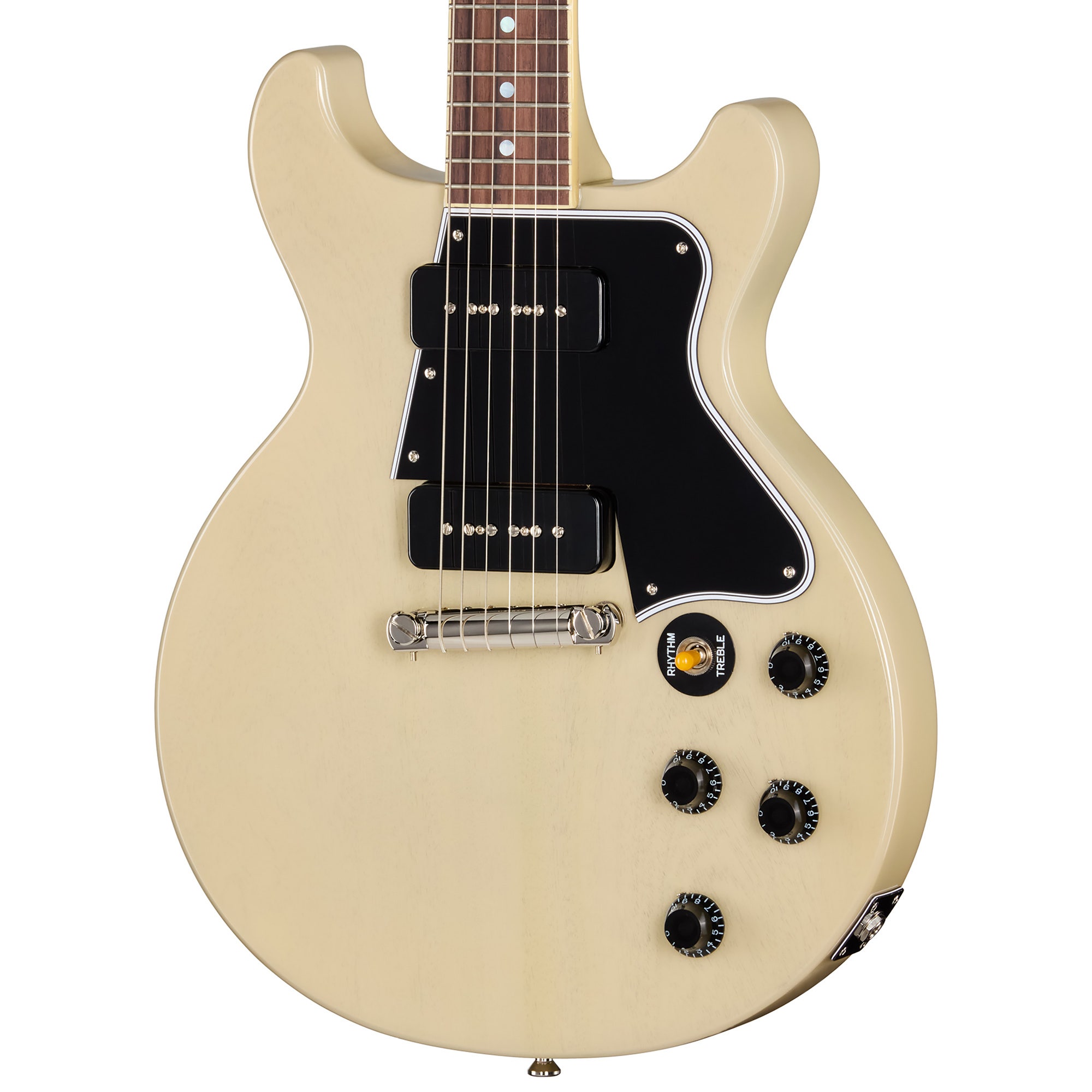 Epiphone Inspired by Gibson Custom 1960 Les Paul Special DC Reissue Guitar with Case TV White