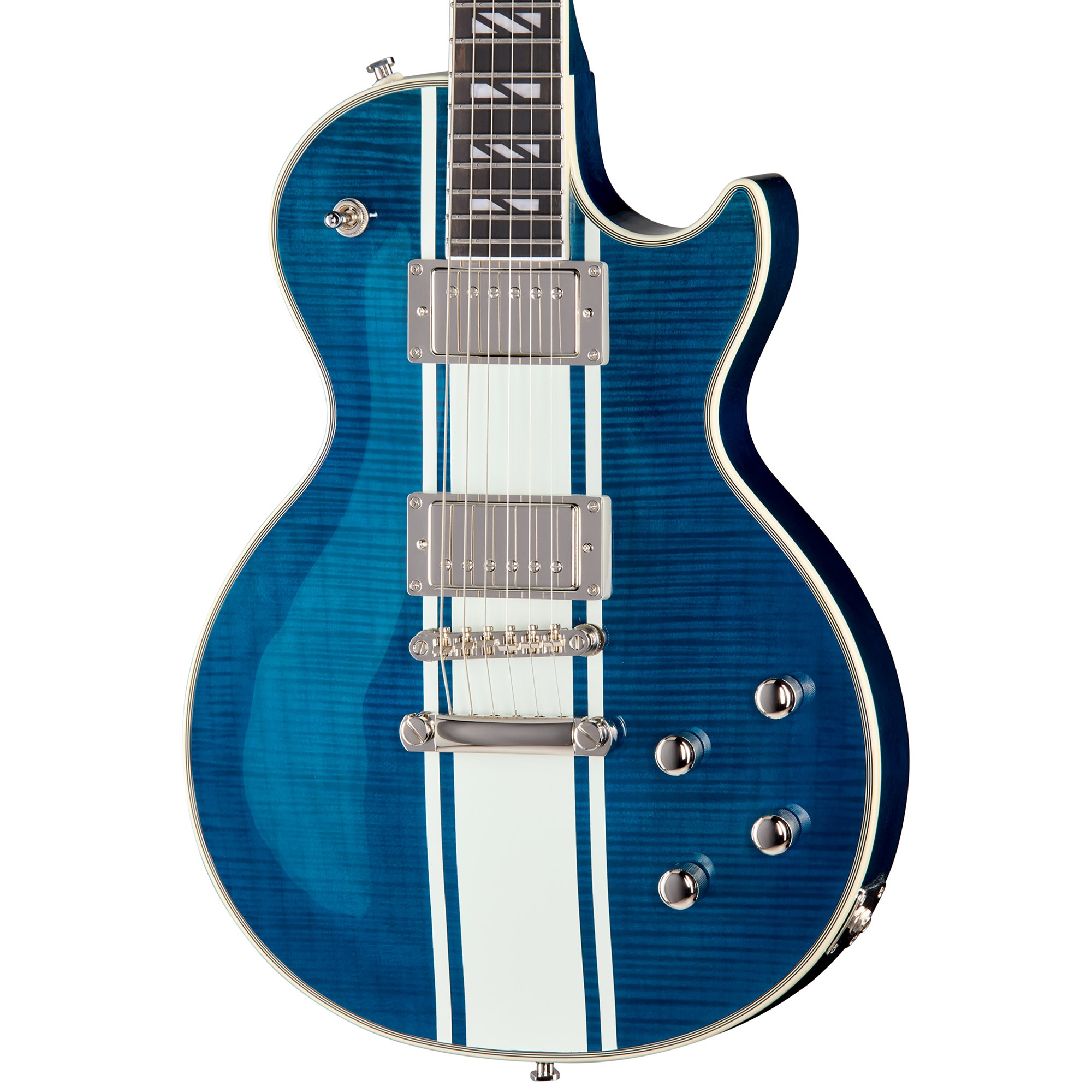 Epiphone Exclusive Run Futura Les Paul Custom Shelby Blue with Bag