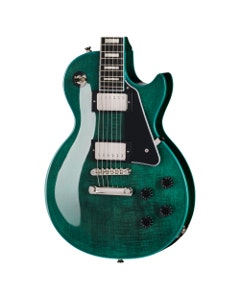 Epiphone Exclusive Inspired by Gibson Les Paul Custom Widow Guitar with Bag Peacock Green
