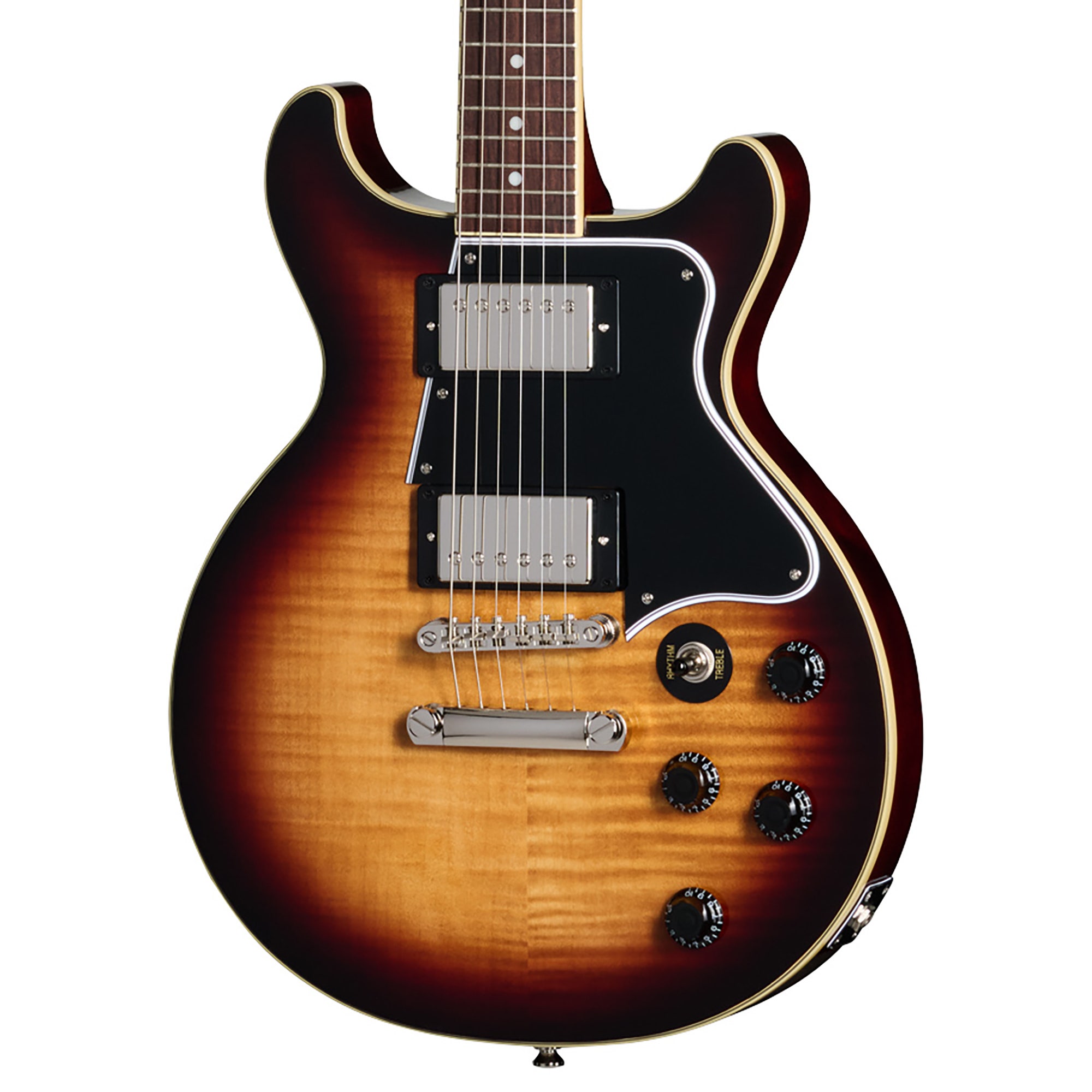 Epiphone Inspired by Gibson Les Paul Special Double Cut Figured Guitar with Gig Bag