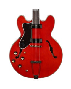 Epiphone Masterbilt Gem Archer Sheraton Left-Handed Semi Hollow Body Guitar with Case