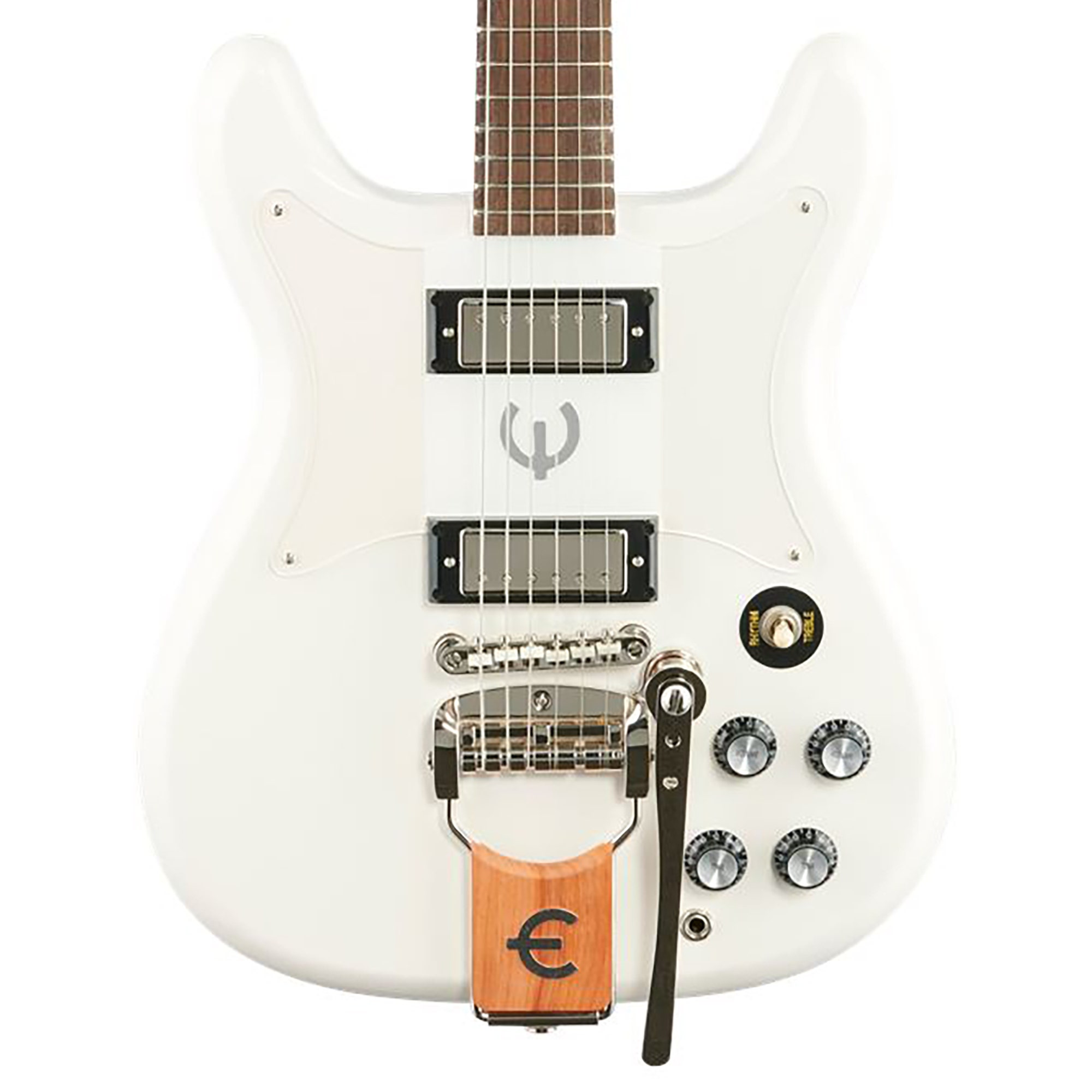 Epiphone Crestwood Custom Guitar 2 Pro Mini Humbuckers Polaris White