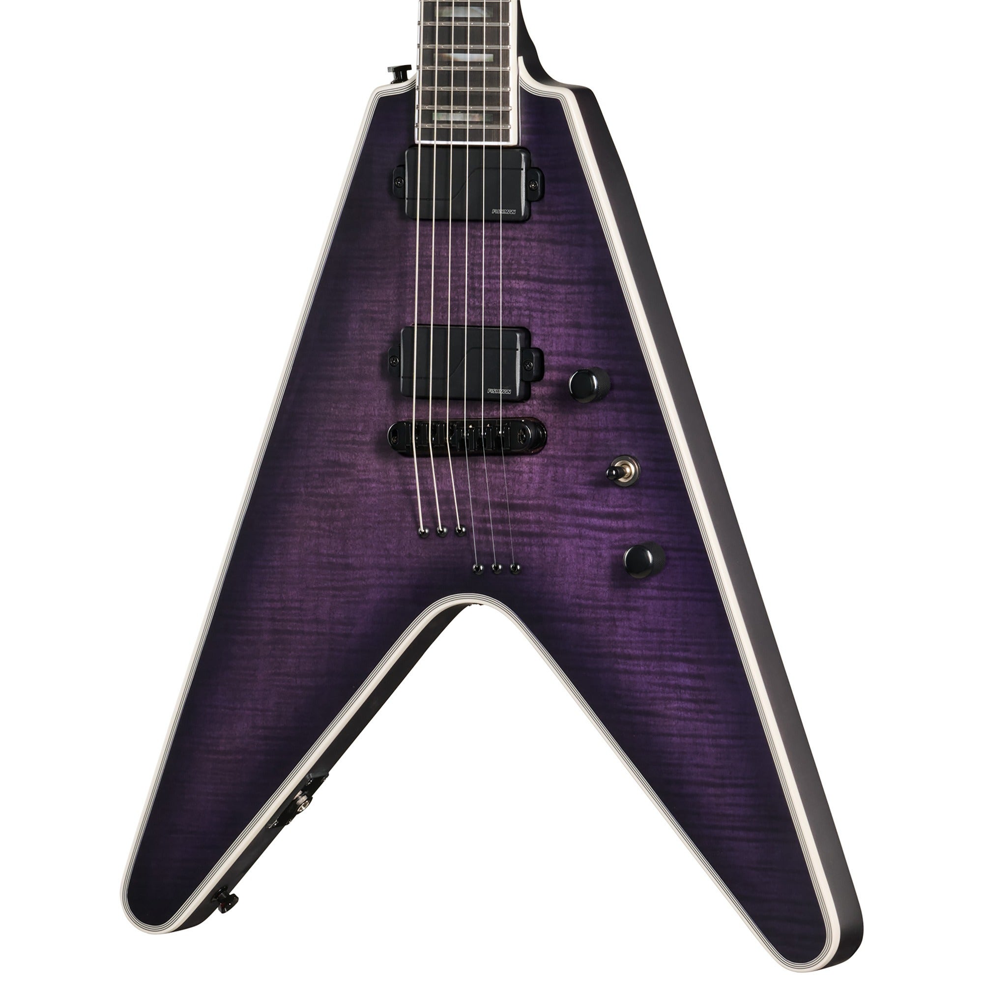 Epiphone Flying V Prophecy Guitar with Soft Case Orchid Bloom Satin