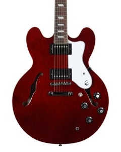 Epiphone Noel Gallagher Riviera Guitar Dark Wine Red with Case