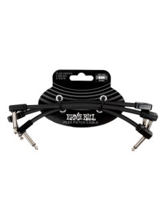 Ernie Ball Flex Patch Cable 3 Pack 6 Inch