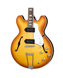 Epiphone USA Casino Hollowbody Guitar P90 Pickups Royal Tan with Case