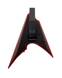 ESP LTD Arrow Black Metal Electric Guitar Black Red Burst Satin