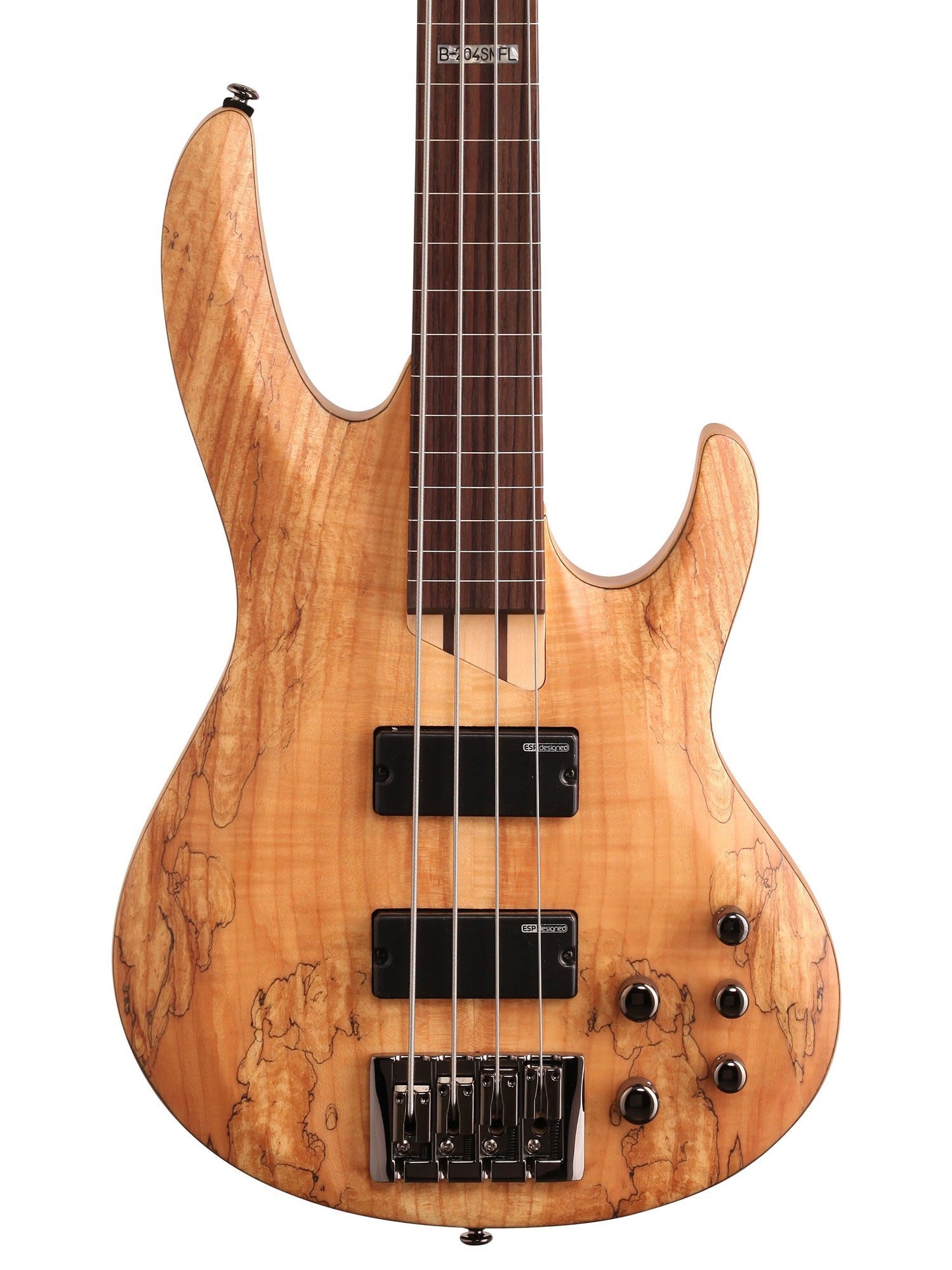 ESP LTD B204 Fretless Electric Bass Guitar