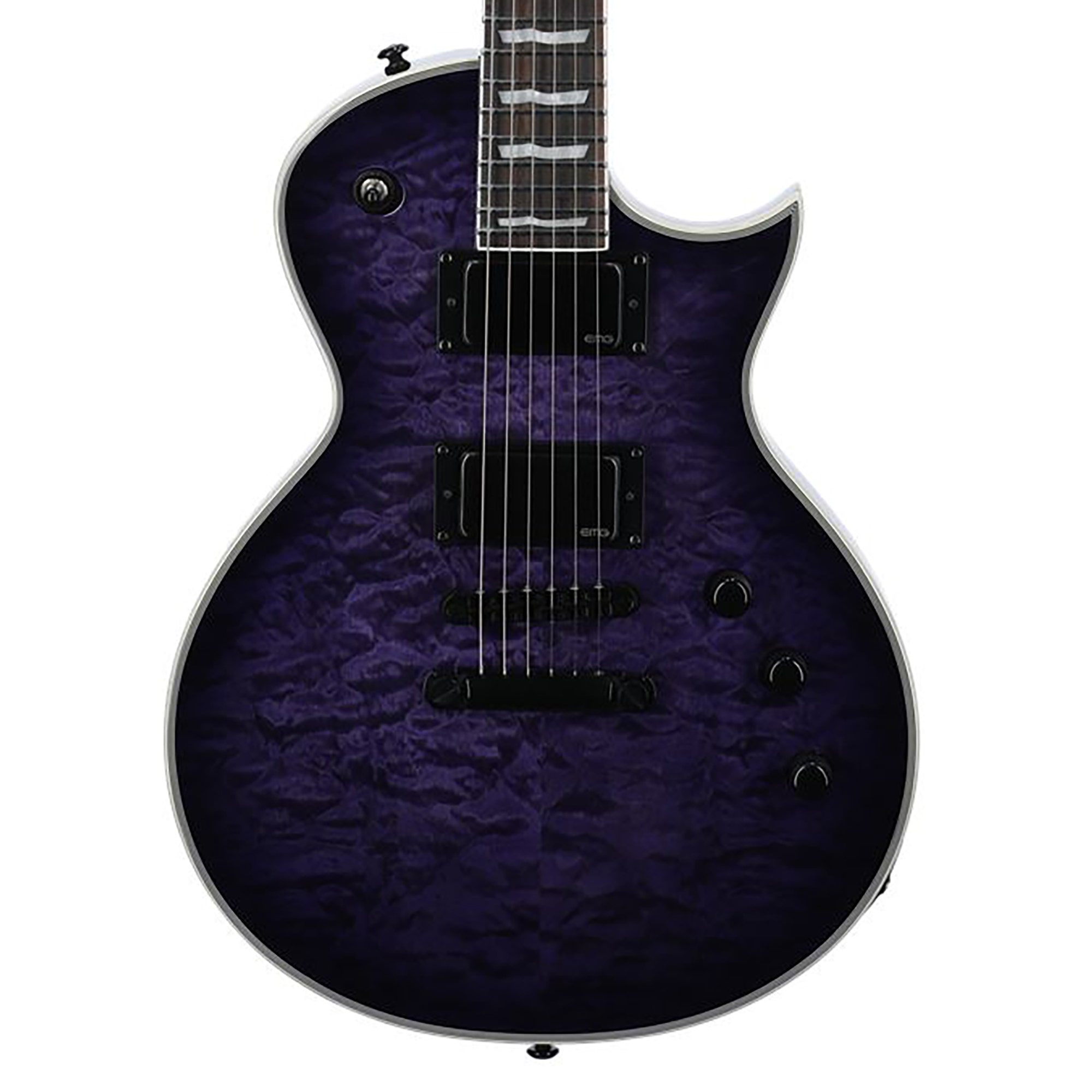 ESP LTD EC1000QM Electric Guitar See Thru Purple Sunburst