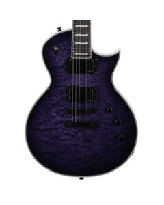 ESP LTD EC1000QM Electric Guitar See Thru Purple Sunburst