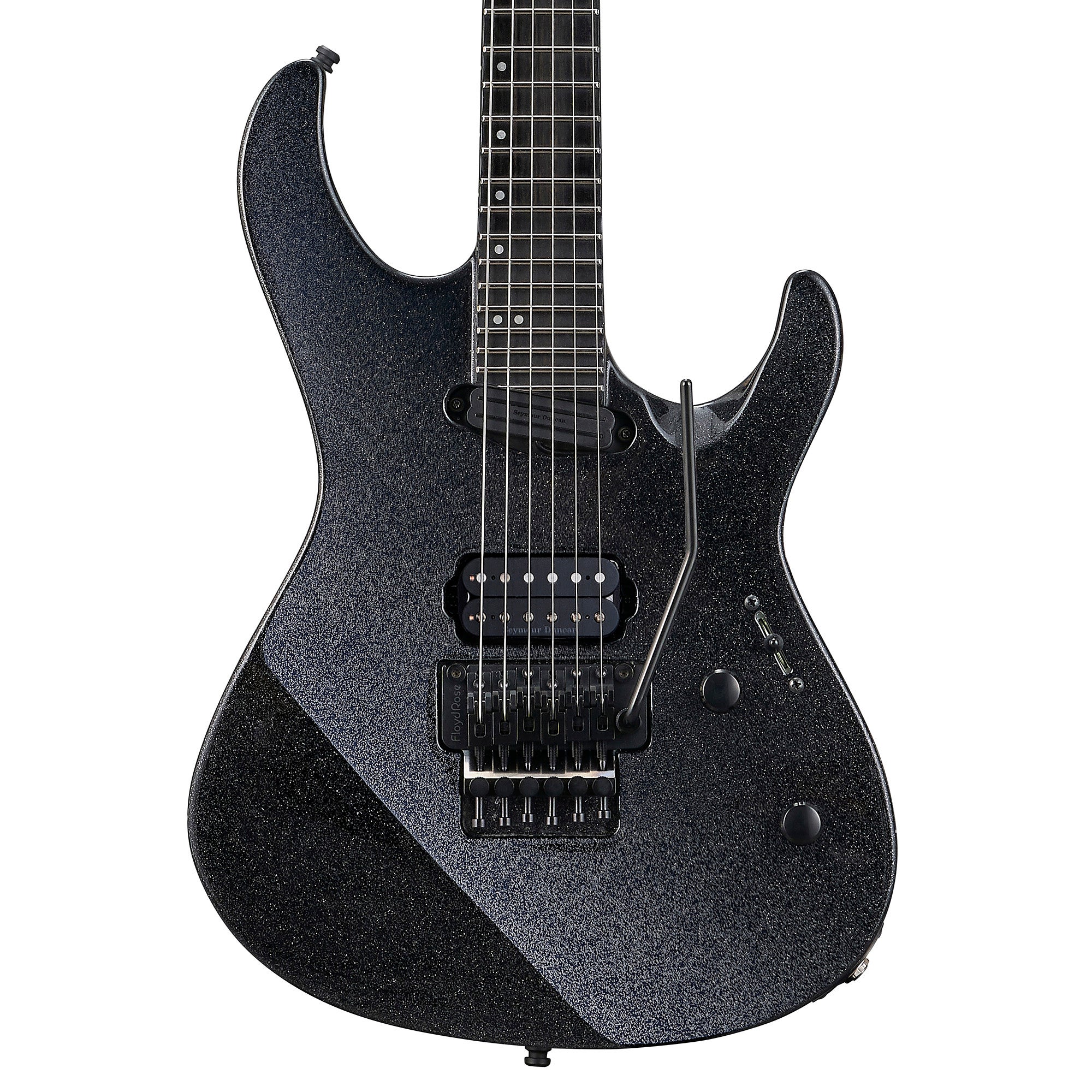ESP E-II Maverick Electric Guitar with Case Gunmetal Black
