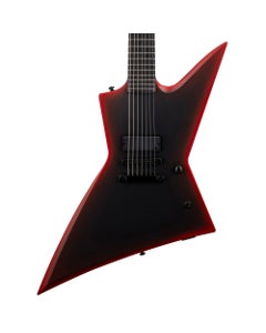 ESP LTD EXL-7 Black Metal Baritone Electric Guitar