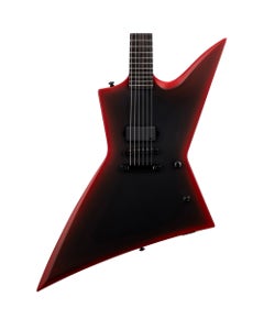 ESP LTD EXL Black Metal Guitar Black Red Burst