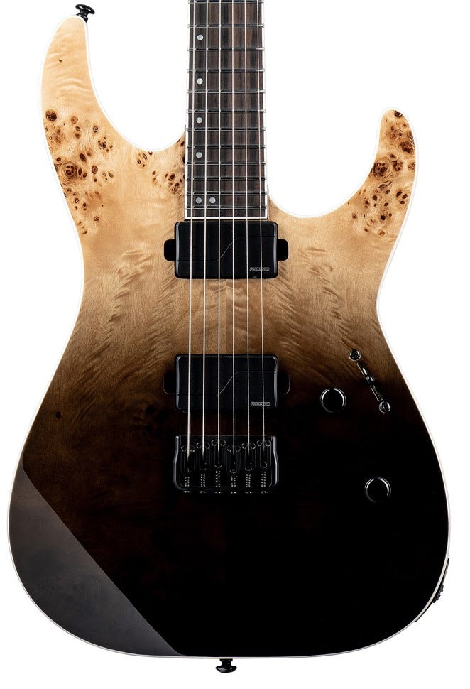 ESP LTD Deluxe M1000HT Electric Guitar Black Fade
