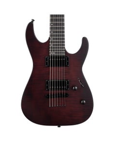 ESP LTD M-207DX Baritone Guitar Crimson Satin